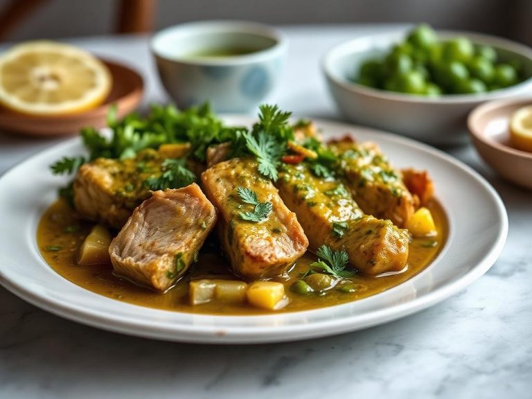 Pork in Tomatillo Sauce (Chile Verde)
