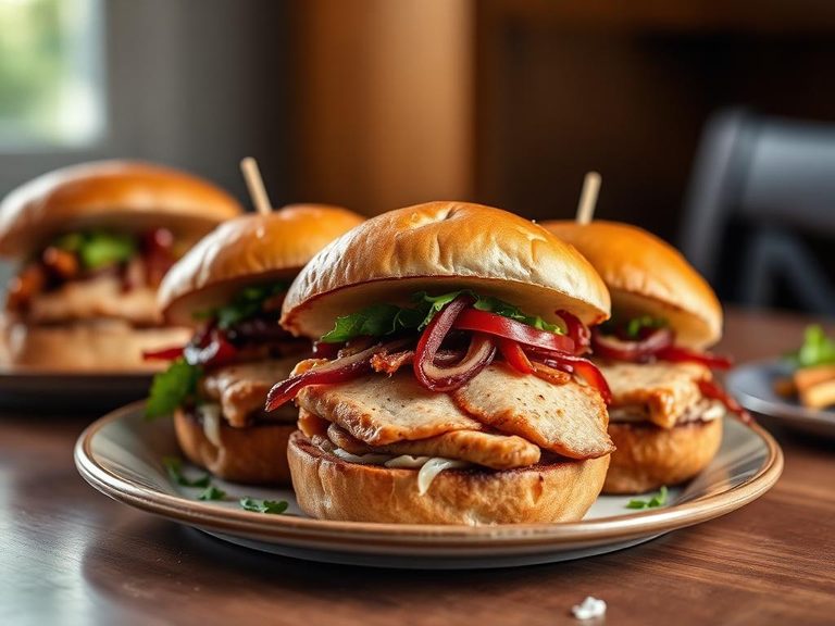 Pork loaf sandwiches