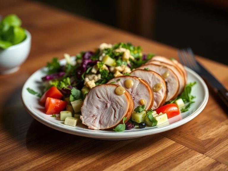 Pork Loin Salad with Vinaigrette