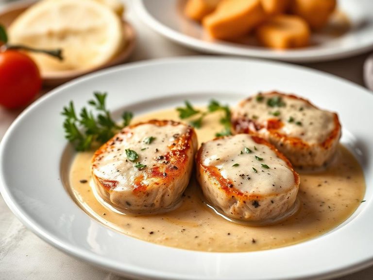 Pork Medallions in Cream Sauce