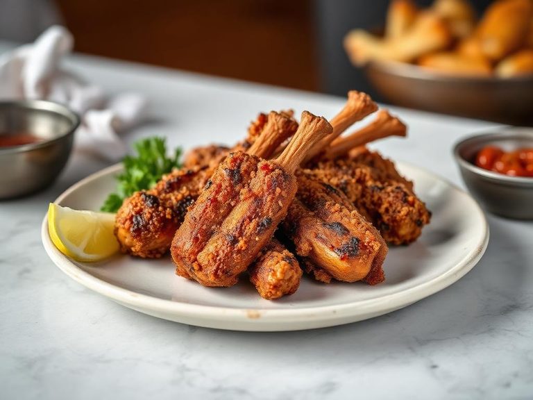 Pork rind crusted meats