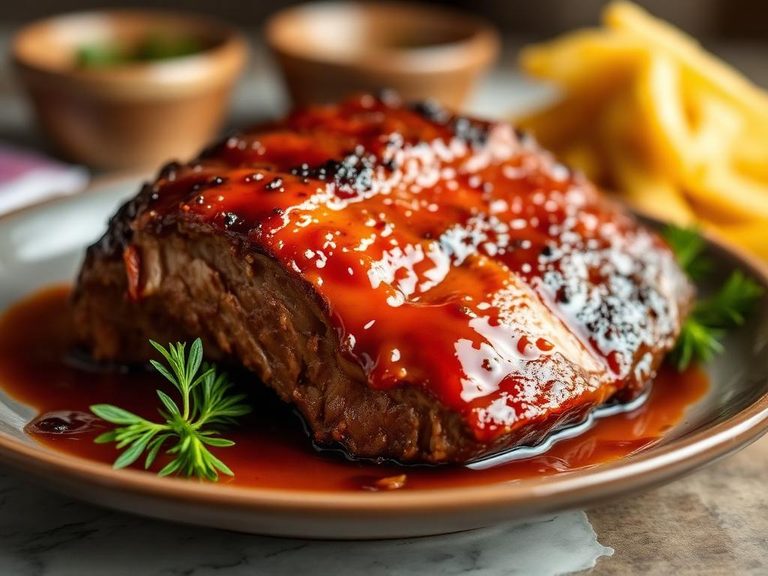 Pork roast glaze or marinade