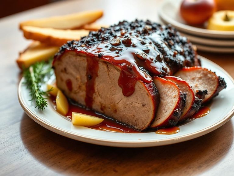 Pork Roast with Apple Cider Glaze