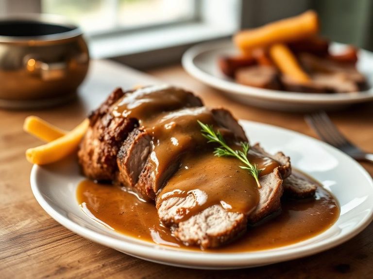 Pork Roast with Gravy