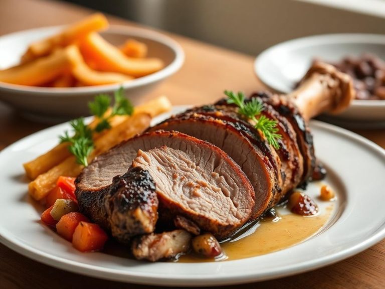 Pork roast with vegetables