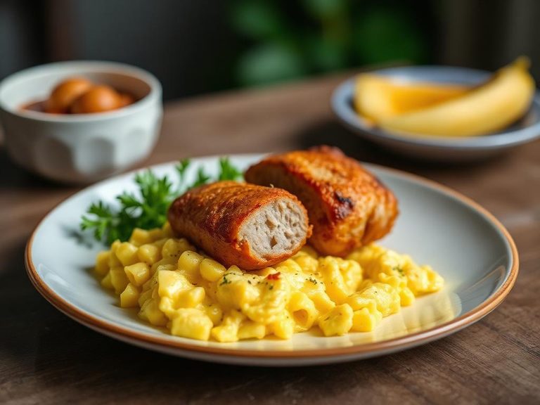 Pork Roll and Scrambled Eggs
