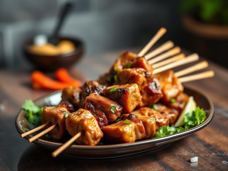 Pork Satay Skewers