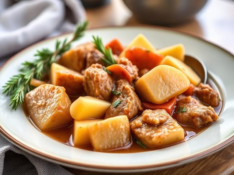 Pork Stew with Apples