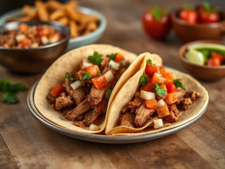 Pork Tacos with Fresh Salsa