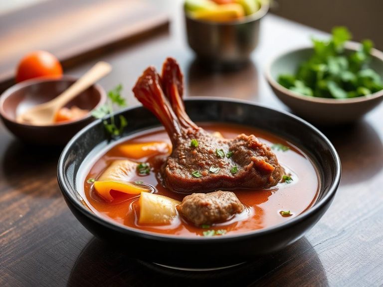 Pork tail soup