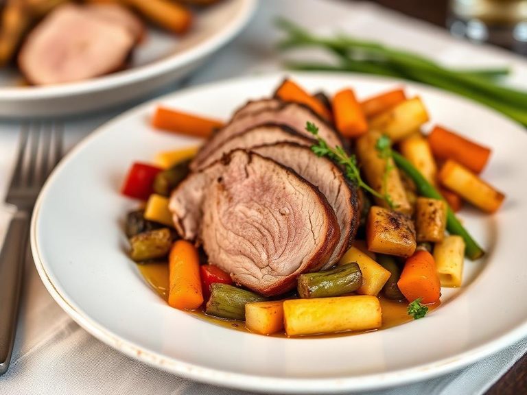Pork Tenderloin with Roasted Vegetables