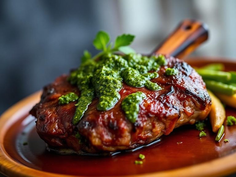 Porterhouse Steak with Chimichurri