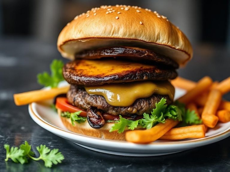 Portobello Mushroom Burger
