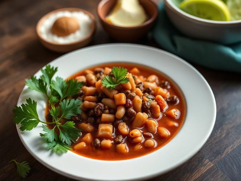 Posole with Pinto Beans