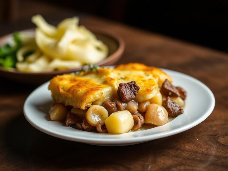 Potato and Beef Gratin