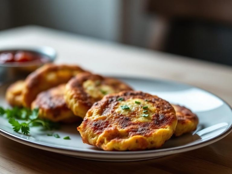 Potato and Cheese Fritters