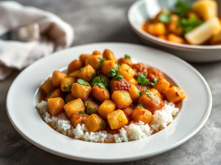 Potato and Chickpea Curry