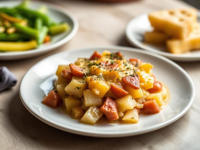 Potato and Ham Gratin