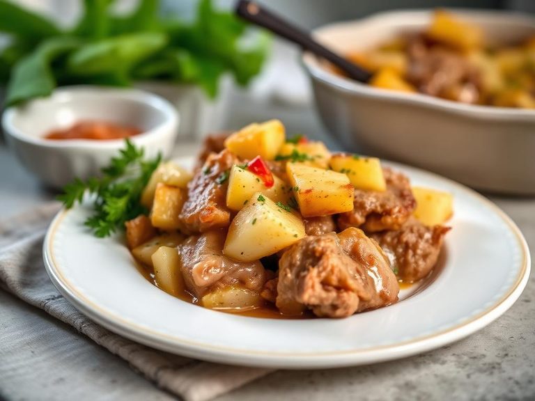 Potato and Pork Chop Casserole