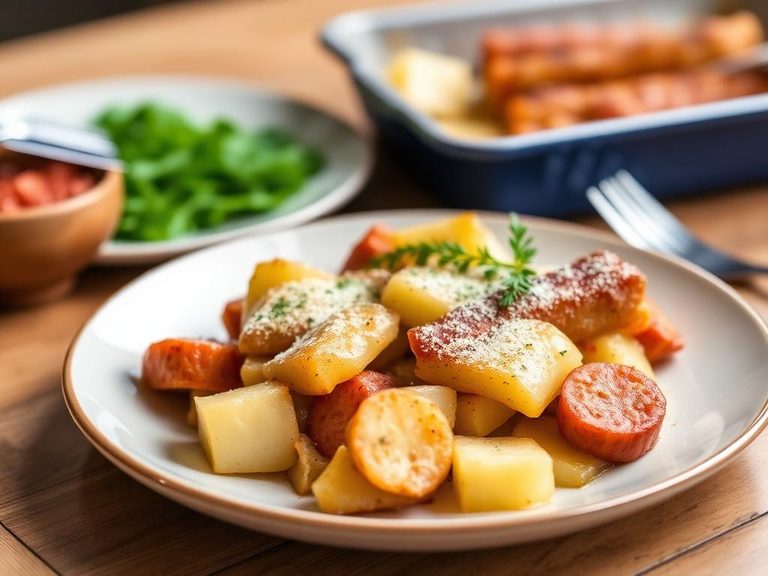 Potato and Sausage Bake