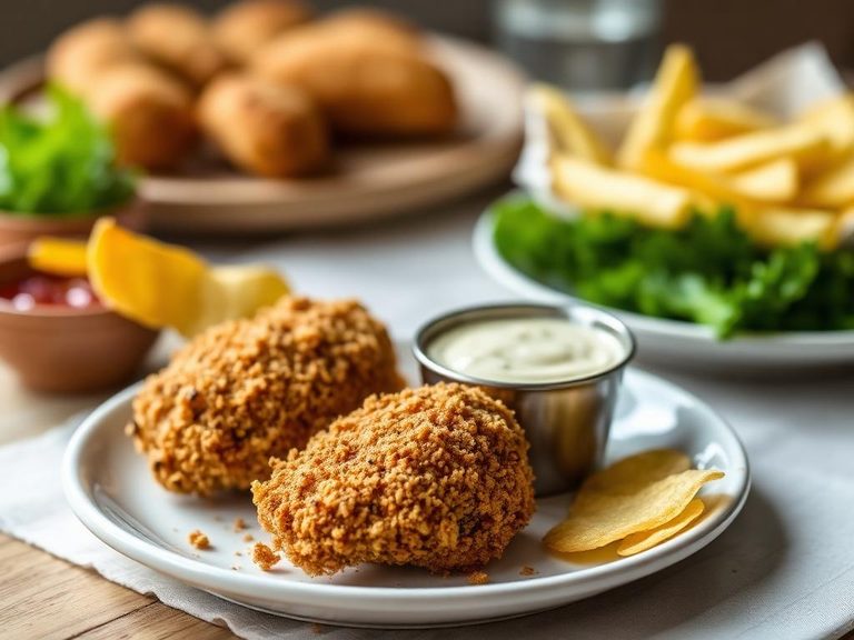Potato Chip-Crusted Chicken