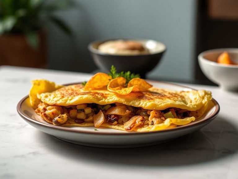 Potato Chip Omelet (as a filling)
