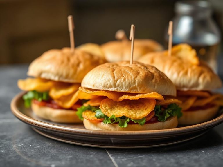 Potato chip sandwiches