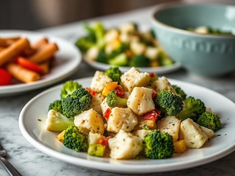 Potluck Broccoli Cauliflower Salad