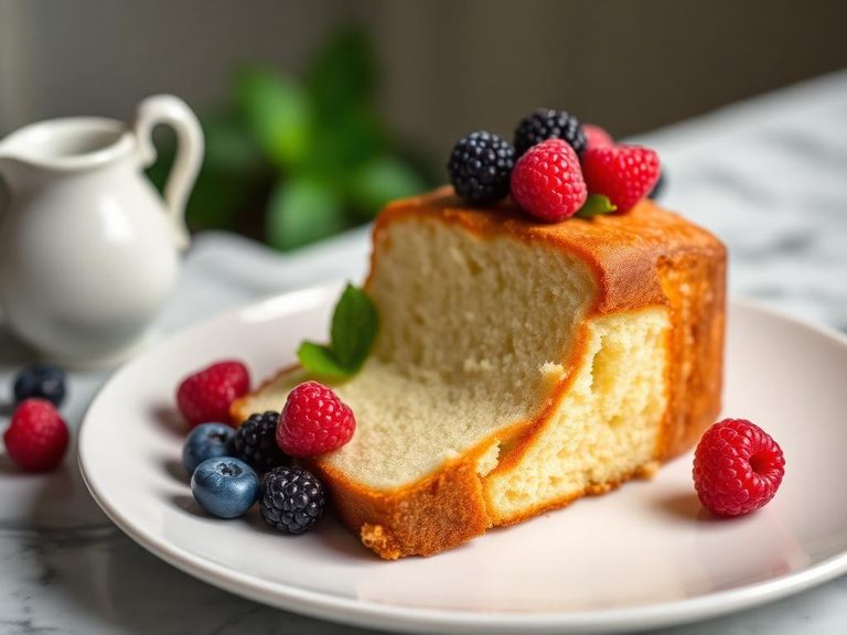 Pound Cake with Fresh Berries
