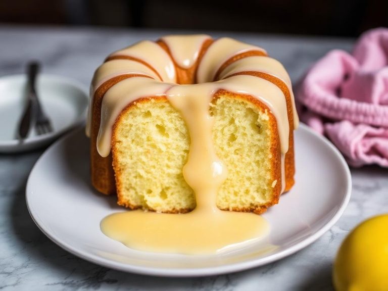 Pound Cake with Lemon Glaze