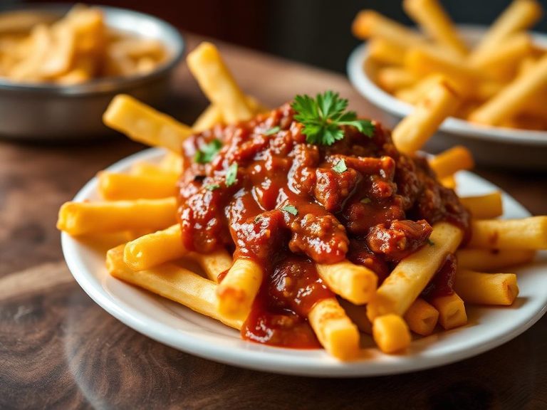 Poutine with Chili
