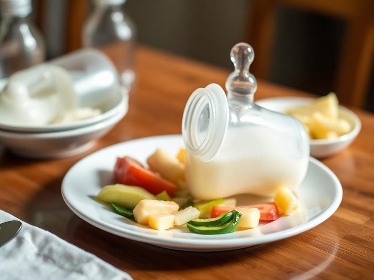 Prepared infant bottle feed