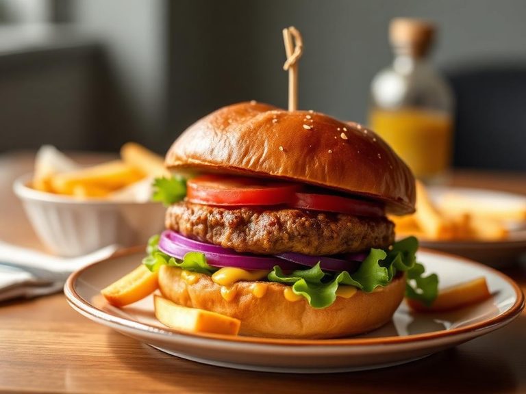 Pretzel Bun Burger