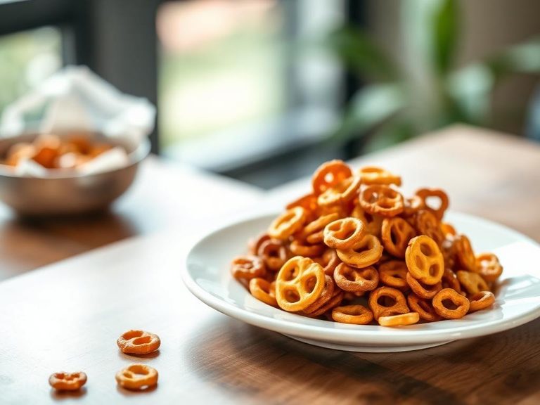 Pretzel chip snack mix