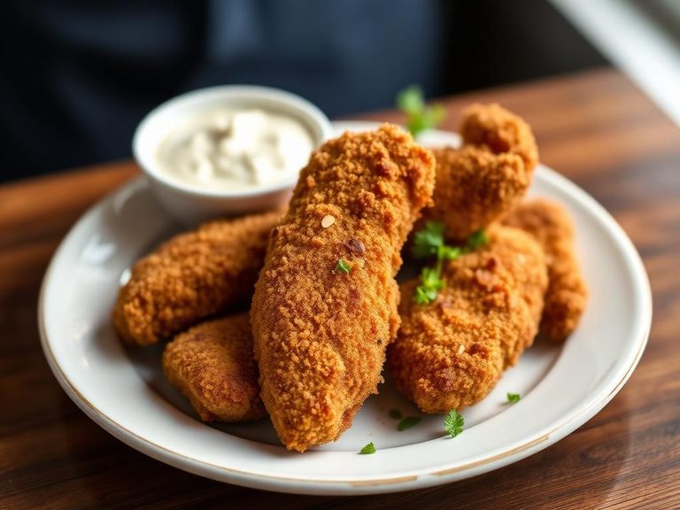 Pretzel-Crusted Chicken Tenders