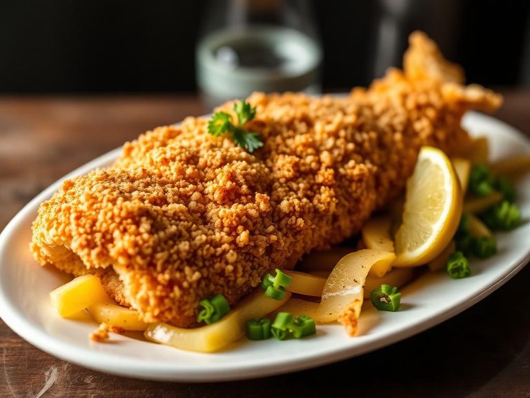 Pretzel-Crusted Fish