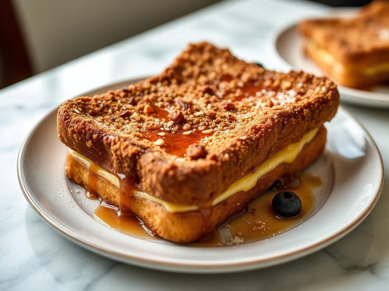Pretzel Crusted French Toast