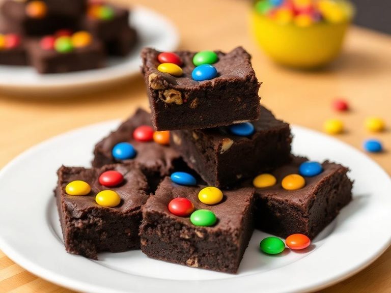 Pretzel M&M Brownies