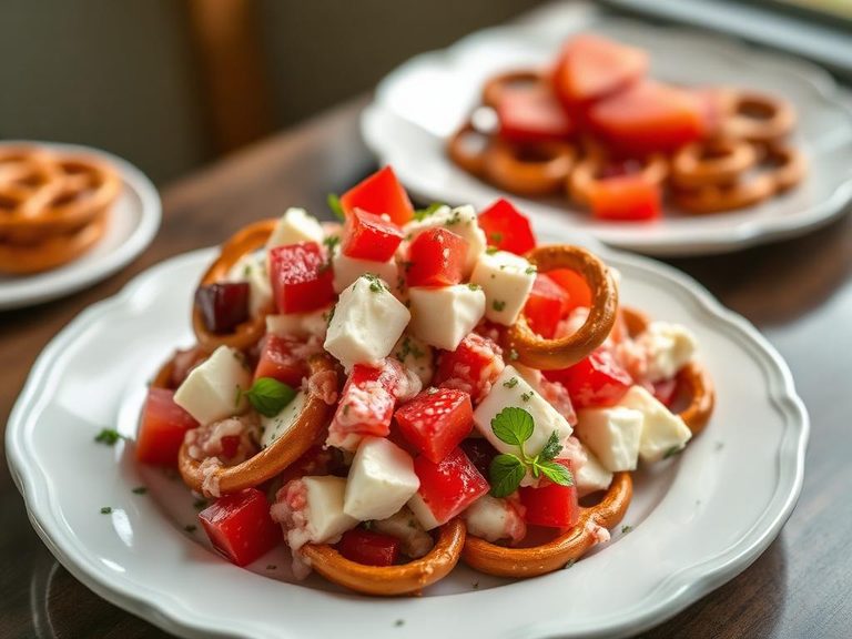 Pretzel salad