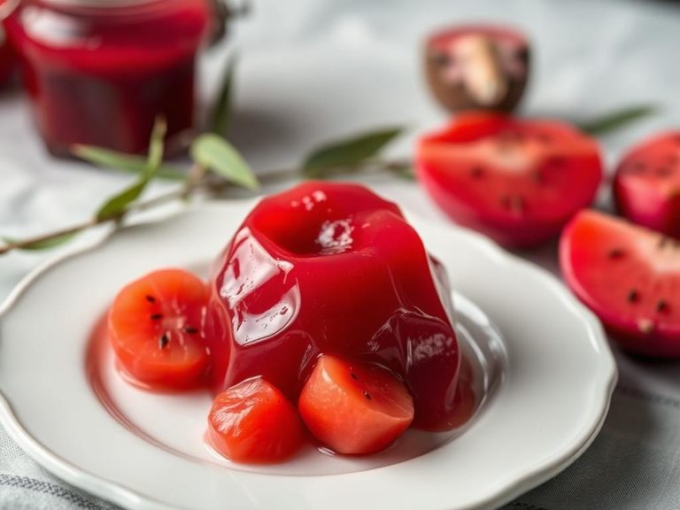 Prickly pear jelly or jam