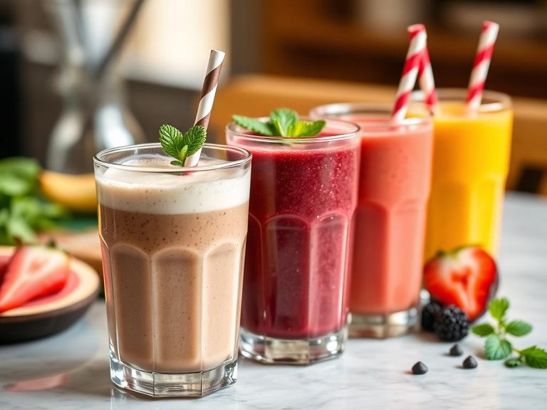 Protein-enriched smoothies