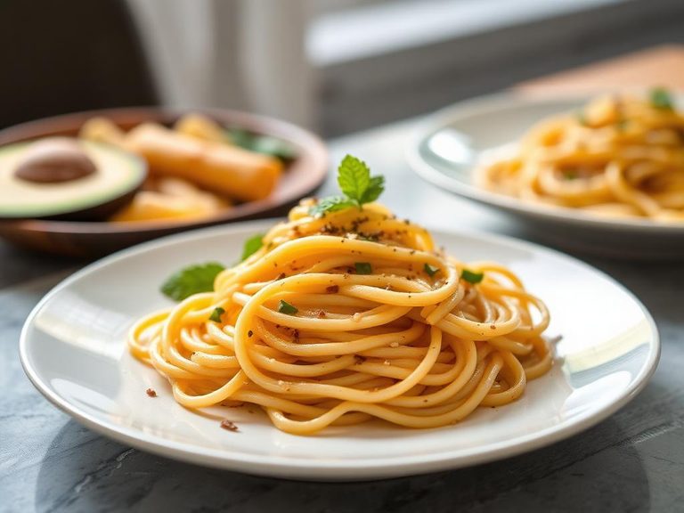 Protein-fortified pasta or noodles