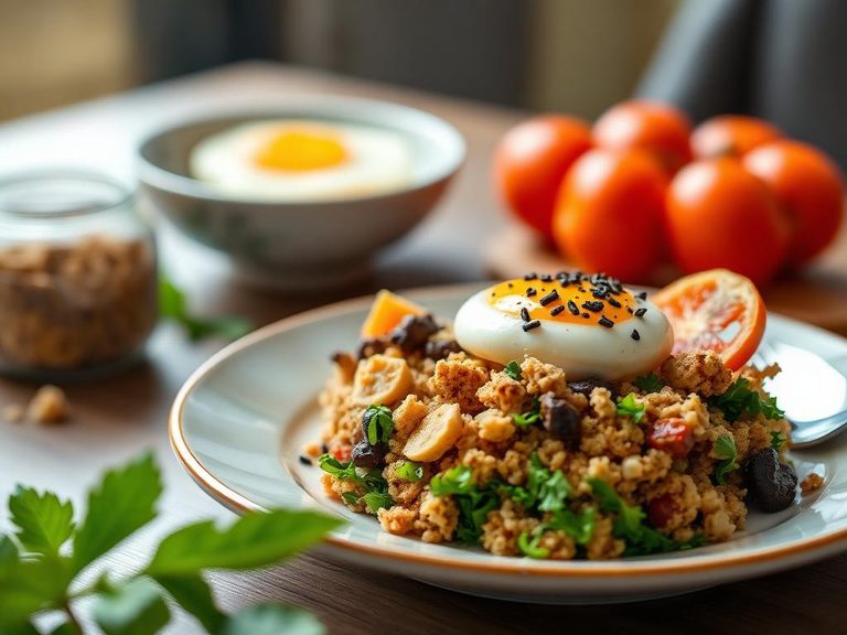 Protein-rich breakfast bowl