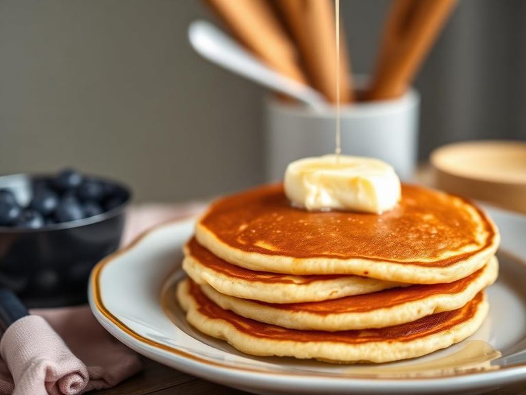 Protein-rich pancake batter