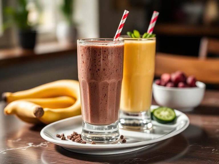 Protein smoothies and shakes