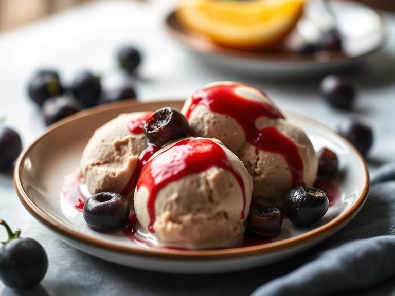 Prune and Armagnac Ice Cream