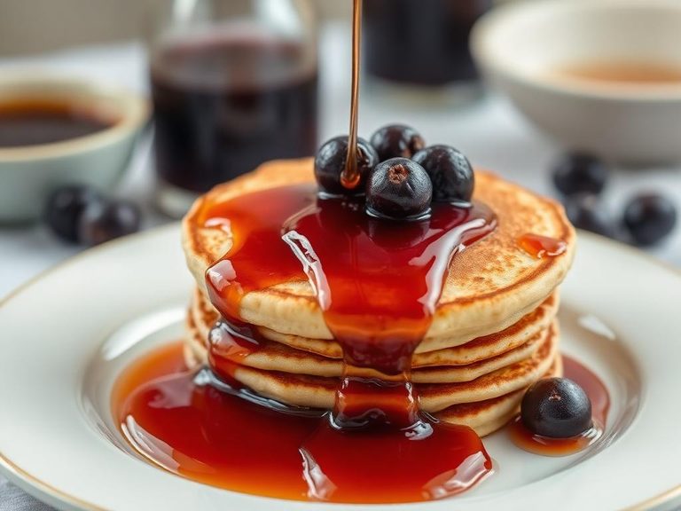 Prune Juice Syrup for Pancakes