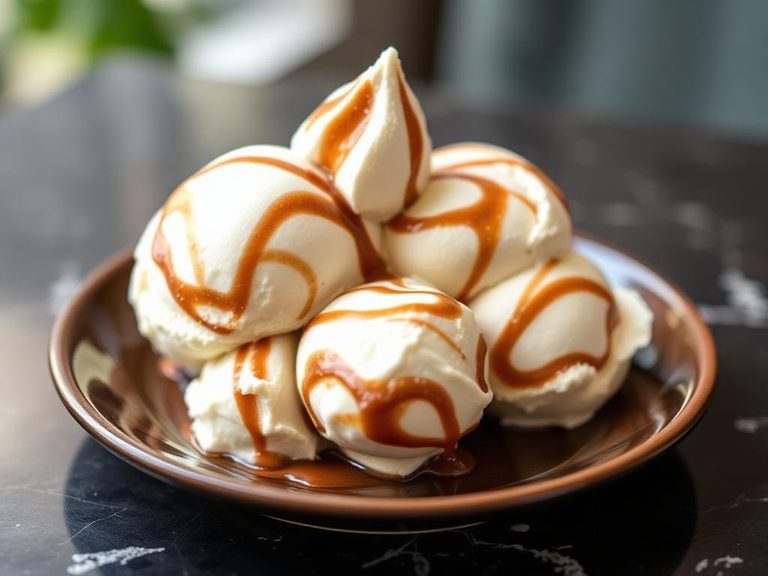 Pudding Swirl Ice Cream