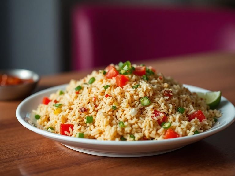 Puffed rice salad