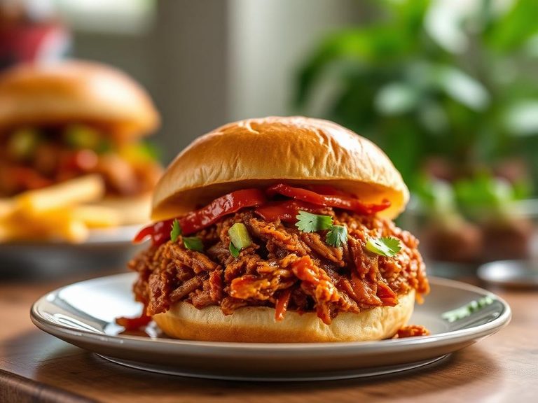 Pulled BBQ Chicken Sandwich